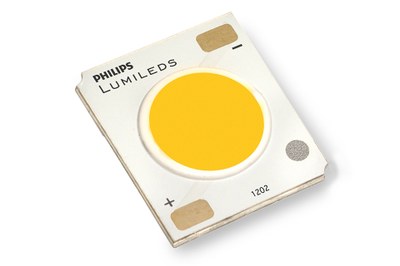 Philips Lumileds' new LUXEON CoB 1202 arrays for PAR38 equivalent lamps and spotlights deliver the industry’s highest efficacy at lowest cost