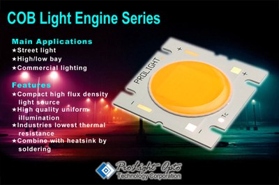 Prolight Opto introduces its COB Light Engine series