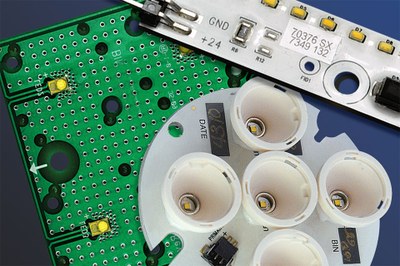The coating can be applied over the LEDs with minimal lumen losses and little impact on CCT