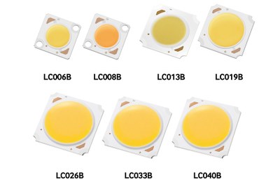 Samsung's full CoB lineup covers a very broad range of wattages