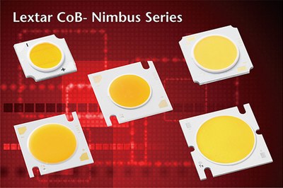 Lextar's new "Nimbus" COB series LEDs are available in various CCTs with different LES and as High CRI version