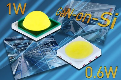Toshiba's latest white LEDs are utilizing gallium nitride-on-silicon (GaN-on-Si) process technology