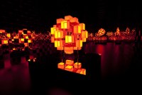 Verbatim's color changing OLED lighting object at the Fuori Salone - Milan 2011