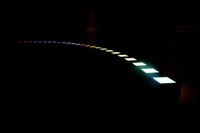 Verbatim's color changing OLEDs showing the color tuning capabilities