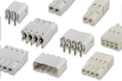 While most standard connectors are black or grey, for LED lighting modules white connectors are advantageous to avoiding shadow effects