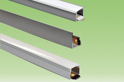 Nora Lighting offers six LED Tape Light Channel models with various channel depths, including a corner model