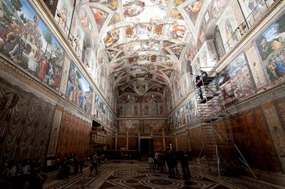 Osram names its solution for the Sistine Chapel their lighting masterpiece