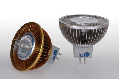 ALT's MR16 lamp just uses 7W and offers th eperformance of a 50W Halogen lamp delivering a warm 2200K white light using Cree's XT-E 2200K CCT LEDs