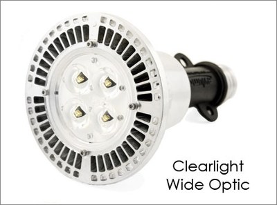 Clearlight 40W LED NEMA type 5 lamp replaces 50-175W Mercury Vapor, or 70-150W High Pressure Sodium bulbs
