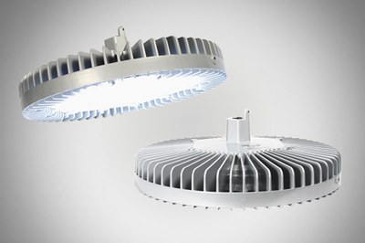 Flat, powerful, efficient and reliable, Dialights new 170W DuroSite® LED High Bay Fixture
