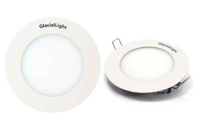 GlacialLight's GL-DL0 is a 4” 8.6 watt high-performance LED down light for commercial and residential applications