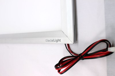 Glacial's new Pollux series panel light challanges fluorescent systems.