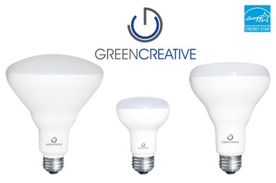 Green Creative's new BR lamps are Energy Star qualified in Warm White CCT, and with long rated lifetime of 40,000 hr