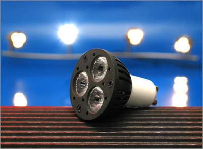 LEDtronics new 3.3-Watt MR16/GU10 bulb