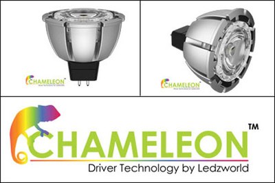 Ledzworld's Chameleon intelligent drivers create the world’s first MR16 range that is truly compatible