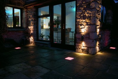 The core products of Marl & Marshalls' new line are a range of driveway and patio lights
