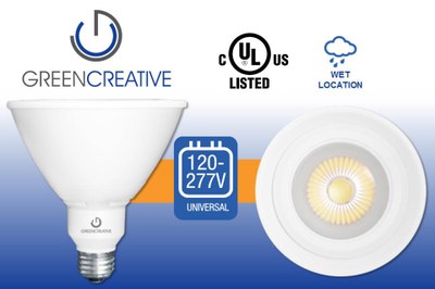 Green Creative recommends the PAR38 19 W 277 V as a HID retrofit solution, also for wet locations