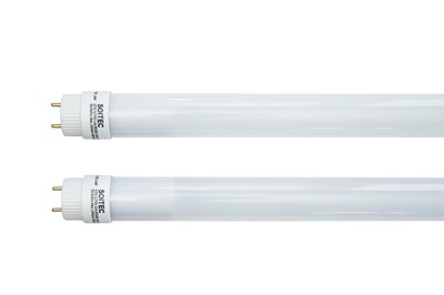 Soitec's LED tubes produce glare-free, high-quality light with a beam spread of either 120 or 170 degrees