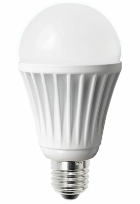 The TESS dimmable LED bulb can be dimmed to 5% and provides 810 innitial lumens.