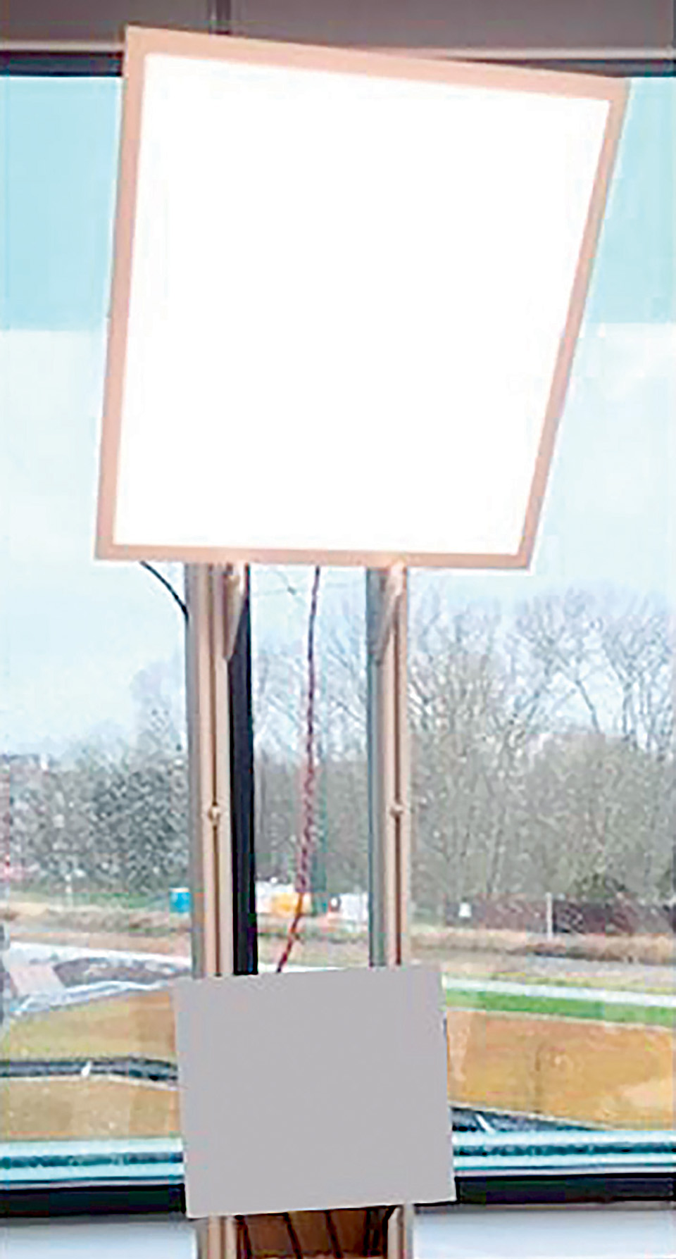 Figure 1: Office test lamp with PBM