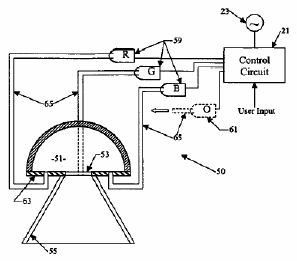 Example of a radiant energy emitting system