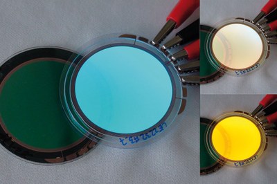 The color tunable OLED modules have a diameter of 55 mm with an active light area of 42 mm