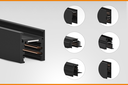 Multisystem - Same Core, Multiple Shapes and Functionalities for Track Lighting Multisystem - Same Core, Multiple Shapes and Functionalities for Track Lighting