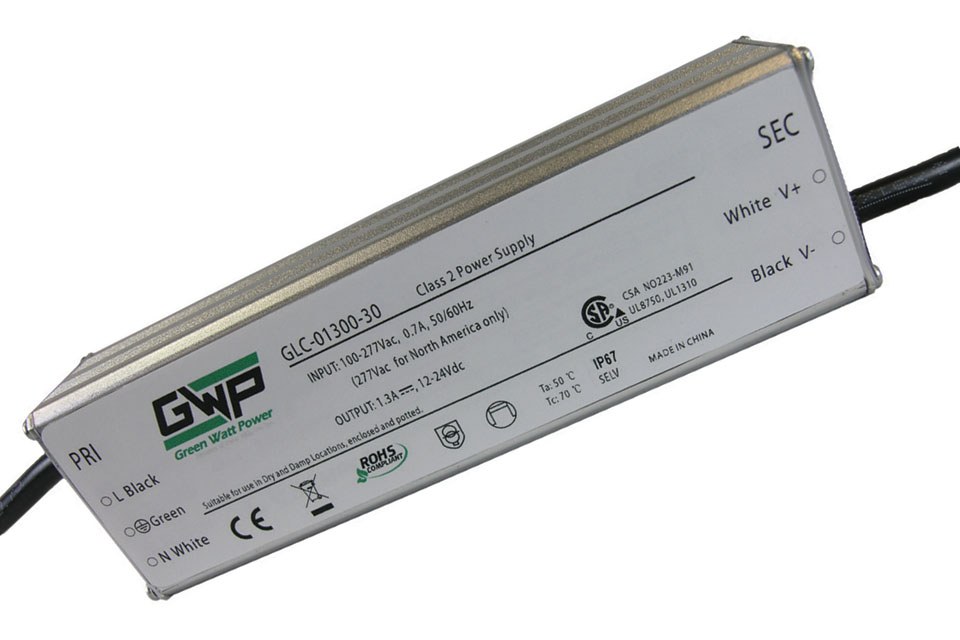 30 Watt Constant Current AC/DC LED Power Supply — LED professional ...