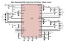 60V Step-Down LED Driver for Three Independent LED Strings of 100mA LEDs & 10,000:1 True Color PWM Dimming