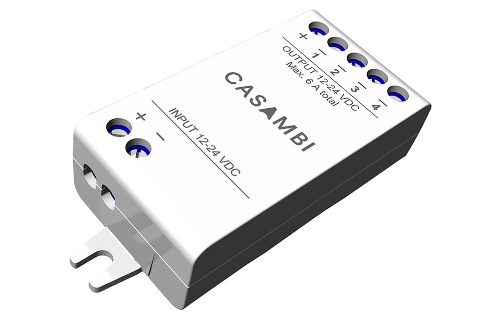 Casambi Launches EasytoInstall Wireless Dimmer for LED Strips and ConstantVoltage LED Modules