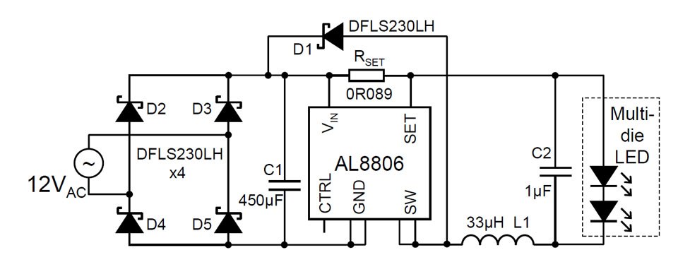 Diodes LED Delivers Higher Current for 12V and 24V LED Lamp Design — LED professional - LED Lighting Technology, Application Magazine