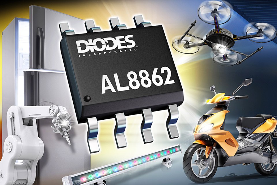 Diodes' New AL8862 Buck LED Driver Adds Dimming for Commercial Lighting ...