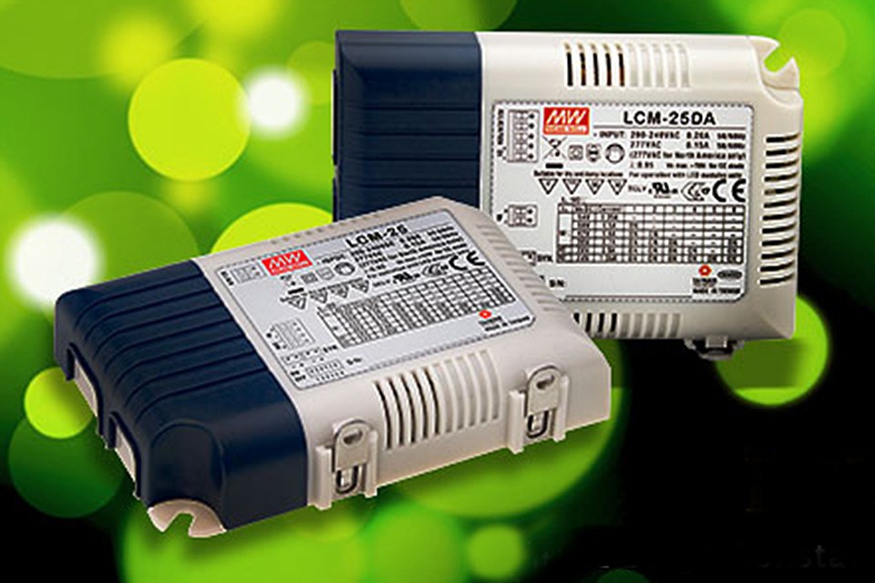LCM25(DA) Constant Current LED Drivers for LowWattage Intelligent
