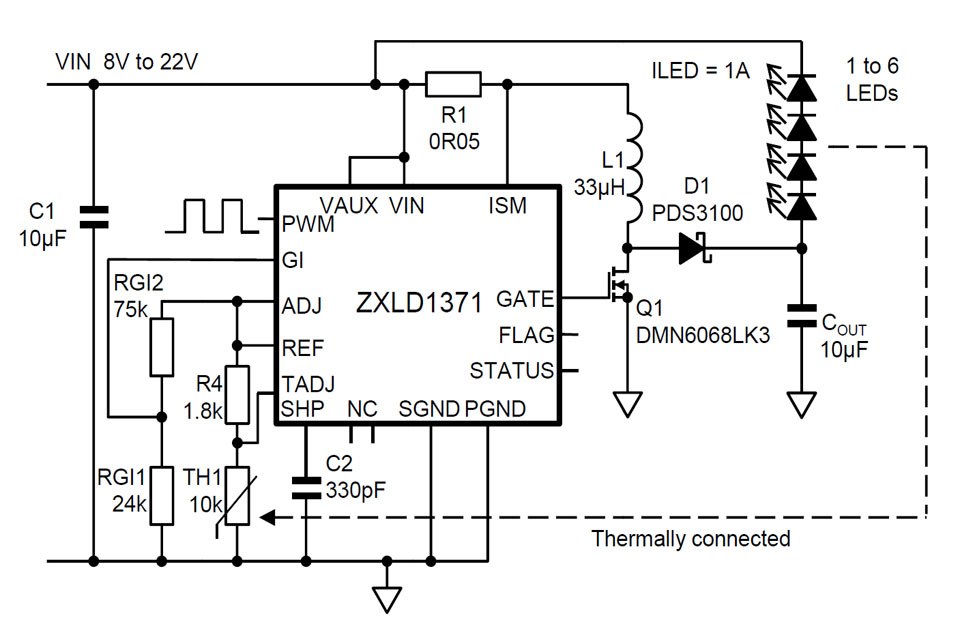 LED Driver Controller from Diodes Incorporated Handles More Demanding