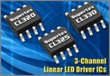 NEW THREE-CHANNEL, CONSTANT CURRENT, LED DRIVER IC FAMILY FROM SUPERTEX OFFERS SIMPLE DESIGN SOLUTIONS