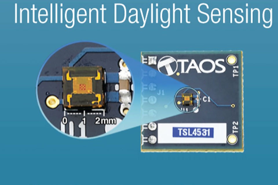 TAOS Ambient Light Sensor for Sophisticated Daylight Harvesting — LED