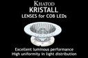 Khatod Kristall Lenses: Ultra Clear – Excellent Performance – Immediate Mounting on the PCB Khatod Kristall Lenses: Ultra Clear – Excellent Performance – Immediate Mounting on the PCB
