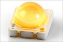 LEDs with Optimised Light Extraction Through Lens-like Casting