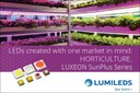 Luxeon SunPlus Series Designed Specifically for Horticulture Luxeon SunPlus Series Designed Specifically for Horticulture