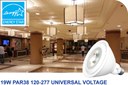 Green Creative PAR38 19 W 277 V - First Universal Voltage Energy Star Qualified PAR38 LED Lamp Green Creative PAR38 19 W 277 V - First Universal Voltage Energy Star Qualified PAR38 LED Lamp