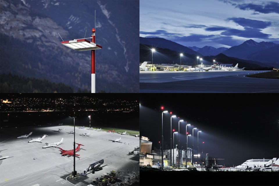 Apron Lighting System at Innsbruck Airport ewo Provides a Globally