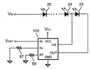LED drive circuit having temperature compensation