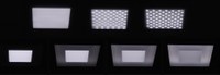 The different lighting patterns that were used in the investigation