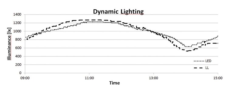 Dynamic lighting scenario
