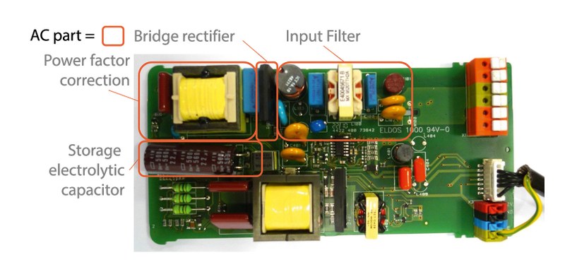 Power driver for a 35 W LED lamp