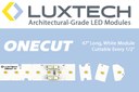 LUXTECH Introduces ONECUT: 47” LED Module Cuttable Every ½” LUXTECH Introduces ONECUT: 47” LED Module Cuttable Every ½”