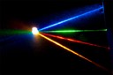 Competing LEDs: High-quality White Light Produced by Four-Color Laser Source