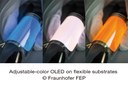 Flexible OLEDs with Adjustable Colors – New Design Options for Lighting Designers